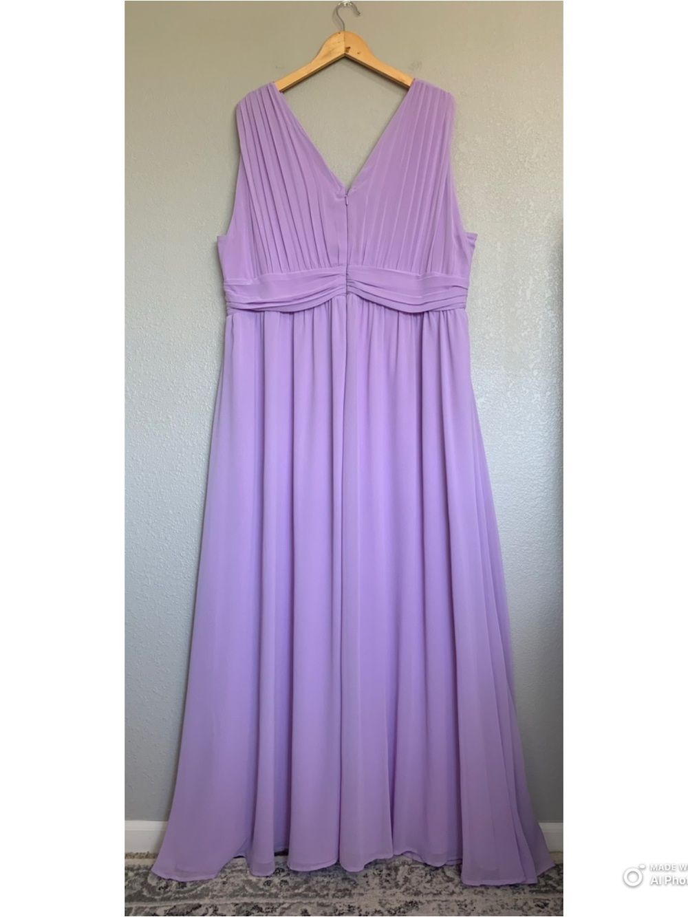 Lulus 3X Heavenly Hues Lavender Maxi Dress NWT Formal Party Wedding Bridesmaid - Picture 9 of 17